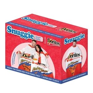 🚫SOLD🚫Doritos Nacho Cheese Blanket with Sleeves - Red